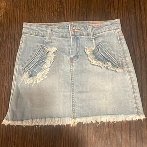 BlankNYC girls denim mini skirt size 8